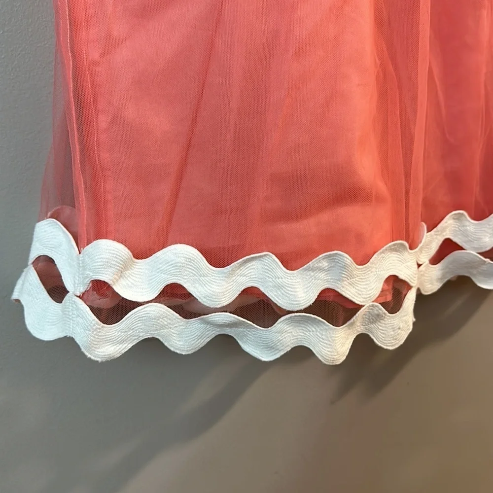 Tia Cibani Kids Coral Pink Dress